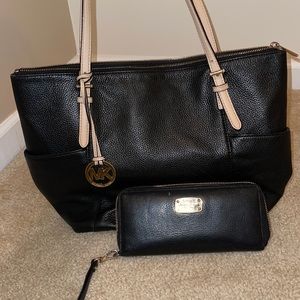 Michael Kors handbag and wallet